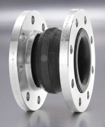 Junta de neopreno para tuberías industriales.